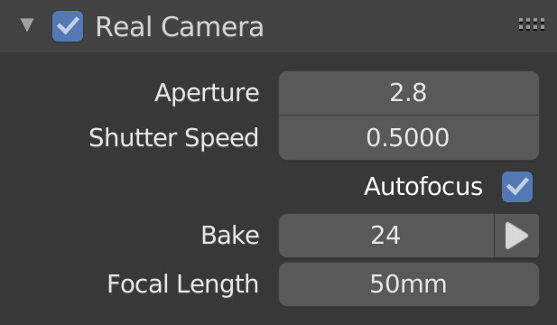 В настройках самой камеры включается Auto Focus (автофокус), а также есть несколько дополнительных ползунков управления. Источник