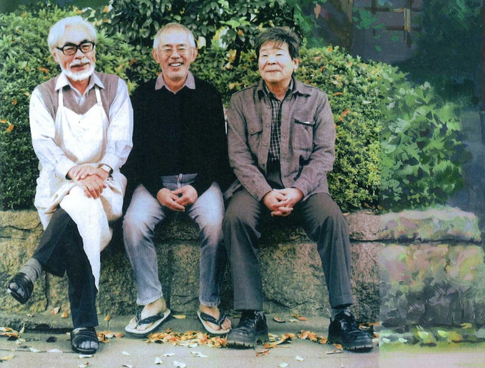 Основатели студии Ghibli. Слева направо: Миядзаки, Судзуки, Такахата. Источник: ciakclub.it