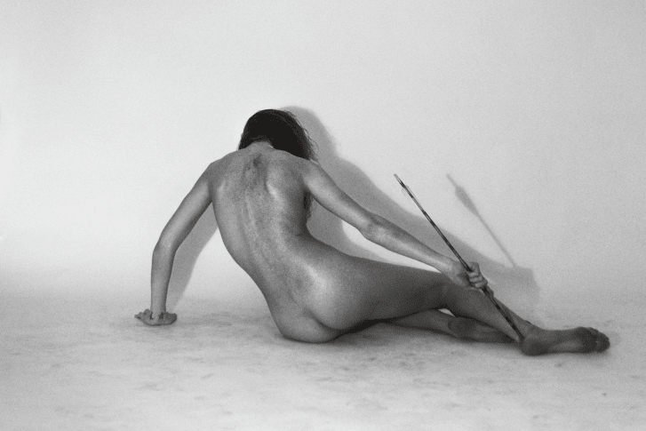 «Автопортрет в образе Ахилла», Андреа Мэри Маршалл, 2015