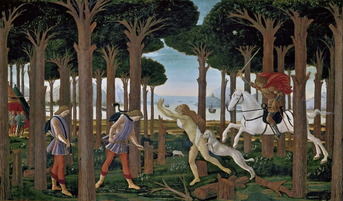 Сандро Боттичелли «История Настаджо Дельи Онести», 1483. Источник: gallerix