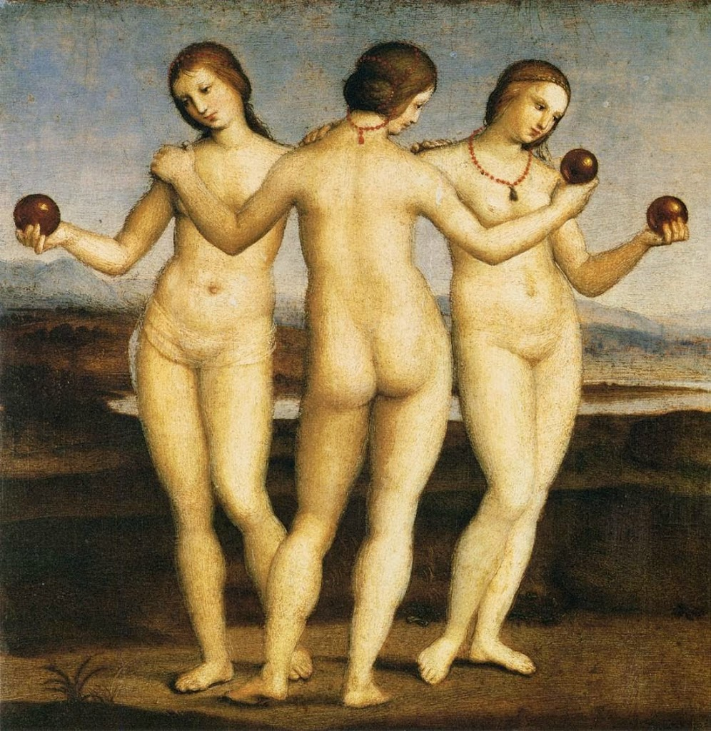 Рафаель «Три грации», 1505. Источник: wikiart